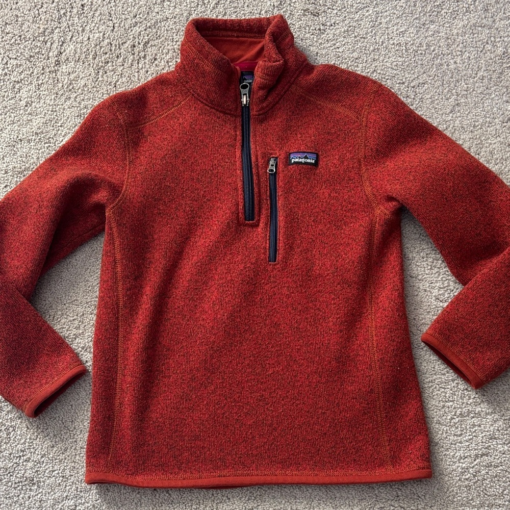 Patagonia Better Sweater Brick Red Fleece Pullover (GUC)
